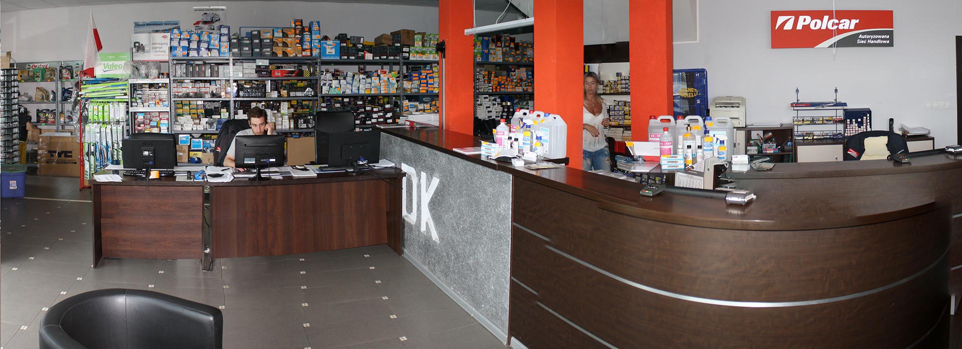 Wnętrze sklepu z akcesoriami